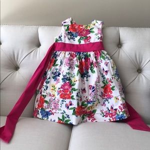 Adorable Hartstrings floral Easter dress. EUC